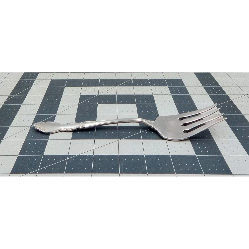 Oneida DOVER Cold Meat Fork Stainless Flatware Glossy 8-1/4 Inch